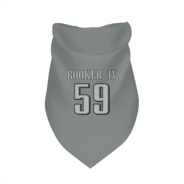 Charcoal Philadelphia Eagles Thomas Booker IV   Dog & Cat Pet Bandana