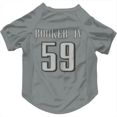 Charcoal Philadelphia Eagles Thomas Booker IV   Dog & Cat Pet Jersey
